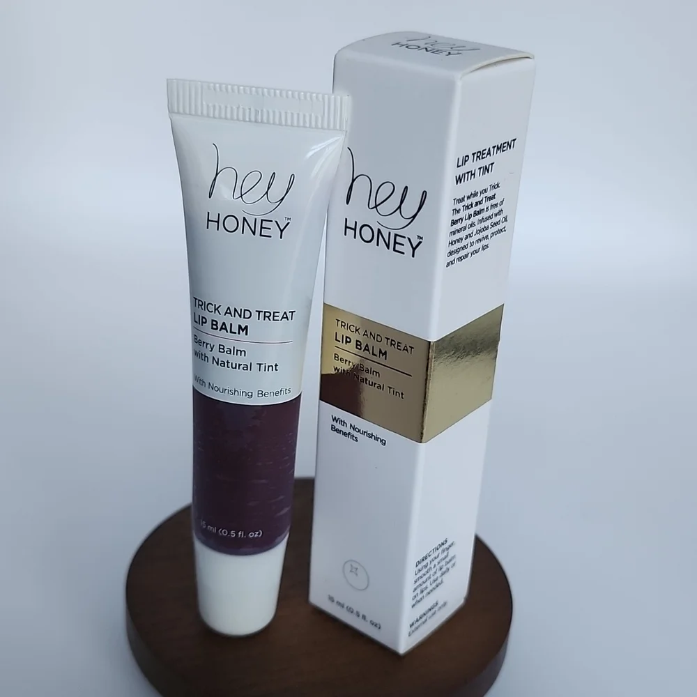 Hey Honey Trick and Treat Lip Balm- Berry Balm with Natural Tint